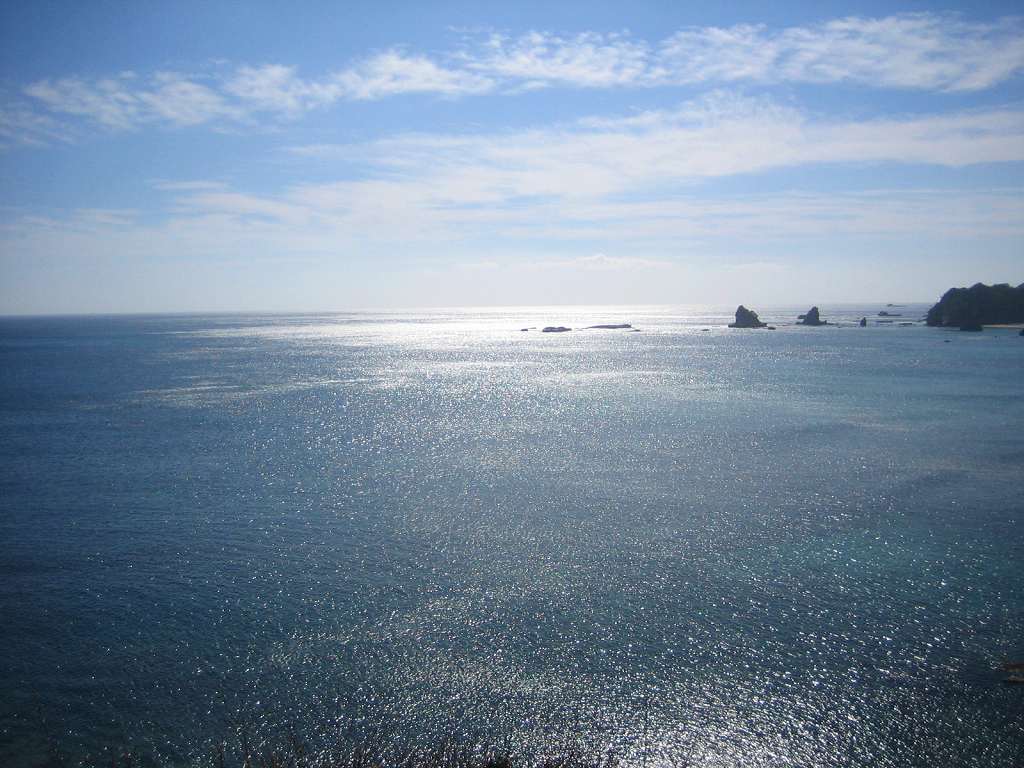 Surfing and space in Tanegashima island, Kagoshima, Japan.